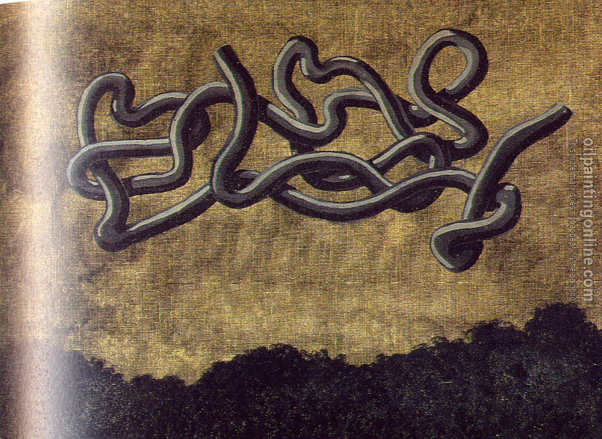 Magritte, Rene - the secret of the clouds